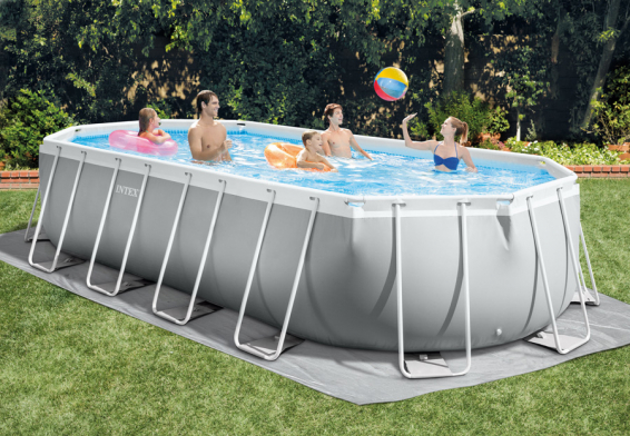   610  305  122  Oval Prism Frame Pool Intex 54798CS,  , , , 