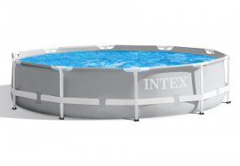 Каркасный бассейн 305 х 76 см Prism Frame Pool Intex 26702NP, фильтрующий насос