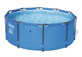 Каркасный бассейн 305 х 100 см Steel Pro Max Frame Pool Bestway 56984, фильтрующий насос