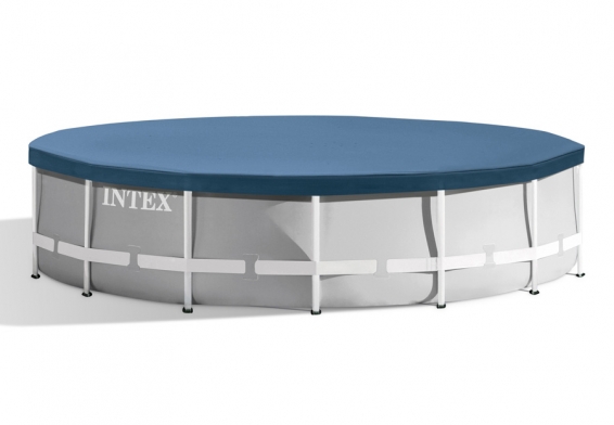 Каркасный бассейн 427 х 107 см Prism Frame Pool Intex 26720WP, лестница, аксессуары