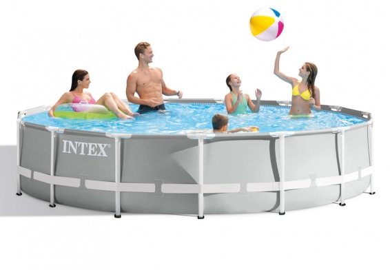   457  107  Prism Frame Pool Intex 26724WP, , 