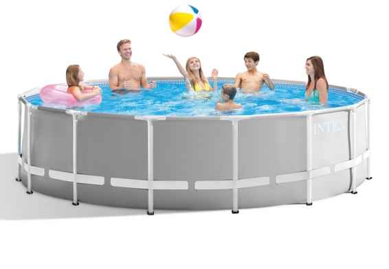   457  122  Prism Frame Pool Intex 26726WP, , 