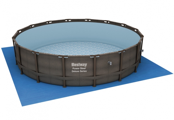   488  122  Power Steel Deluxe Series Pool Bestway 56666,  , , 