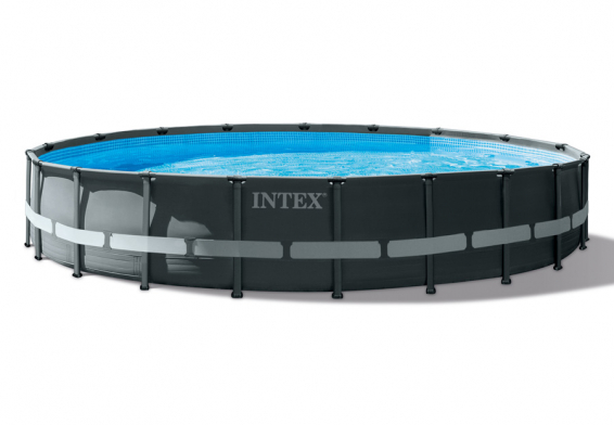 Каркасный бассейн 610 х 122 см Ultra XTR Frame Pool Intex 26334NP, песочный фильтрующий насос, лестница, аксессуары
