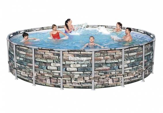   610  132  Power Steel Frame Pool Bestway 56883,  , , 