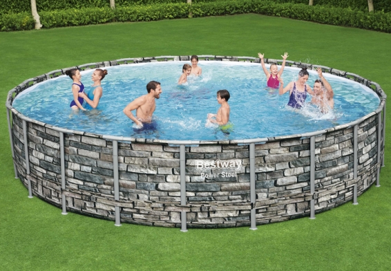   671  132  Power Steel Frame Pool Bestway 56889,  , , 