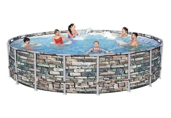   671  132  Power Steel Frame Pool Bestway 56889,  , , 