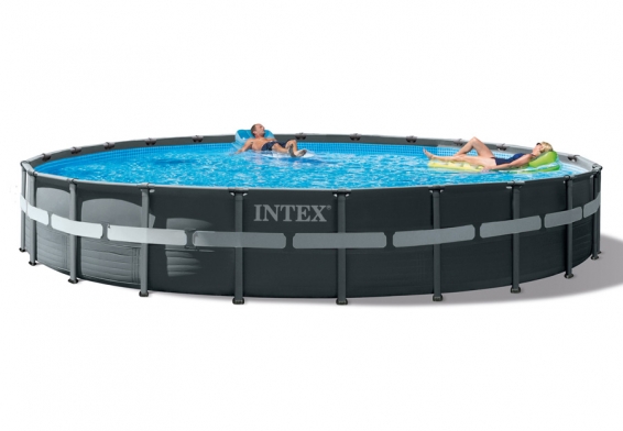 Каркасный бассейн 732 х 132 см Ultra XTR Frame Pool Intex 26340NP, песочный фильтрующий насос, лестница, аксессуары