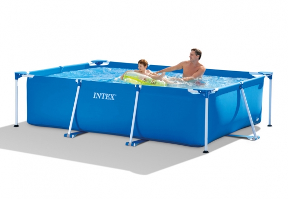 Каркасный бассейн 260 х 160 х 65 см Rectangular Frame Pool Intex 28271NP