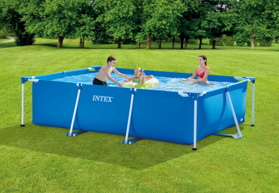   300  200  75  Rectangular Frame Pool Intex 28272NP