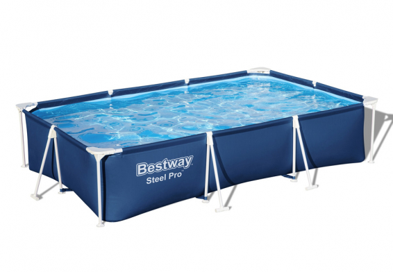 Каркасный бассейн 300 х 201 х 66 см Steel Pro Frame Pool Bestway 56411, фильтрующий насос