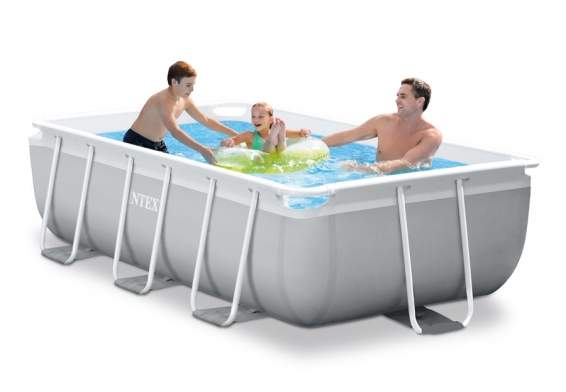   300  175  80  Rectangular Prism Frame Pool Intex 26784WPA