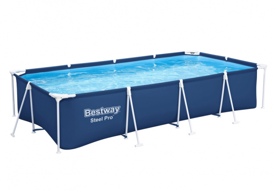 Каркасный бассейн 400 х 211 х 81 см Steel Pro Frame Pool Bestway 56424, фильтрующий насос