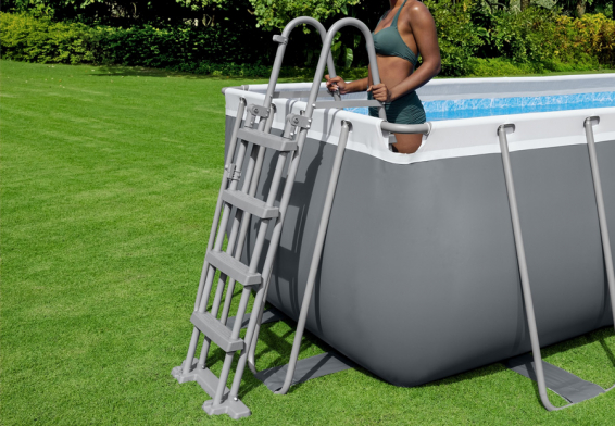   412  201  122  Power Steel Rectangular Frame Pool Bestway 56457,   , 