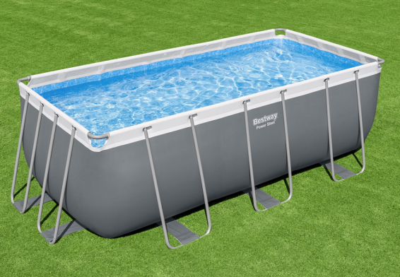   412  201  122  Power Steel Rectangular Frame Pool Bestway 56457,   , 