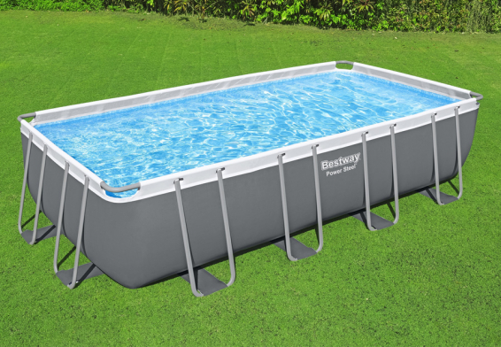   549  274  122  Power Steel Rectangular Frame Pool Bestway 56465,  , , 