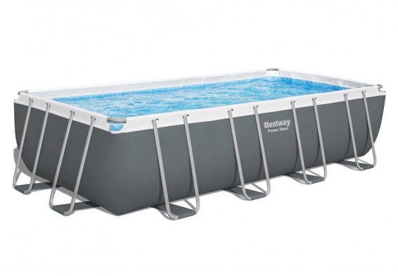   549  274  122  Power Steel Rectangular Frame Pool Bestway 56465,  , , 