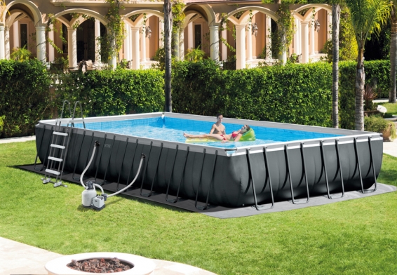   975  488  132  Rectangular Ultra XTR Frame Pool Intex 26378NP,   , , , 