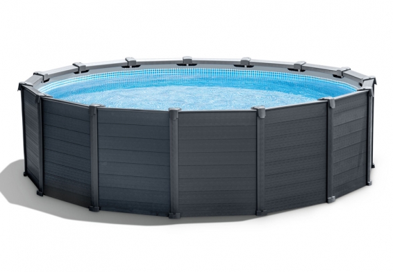   478  124  Graphite Gray Panel Pool Intex 26384WP, , 