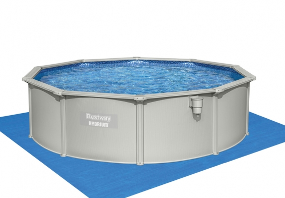 Каркасный бассейн 460 х 120 см Hydrium Pool Bestway 56384, песочный фильтрующий насос, лестница, аксессуары