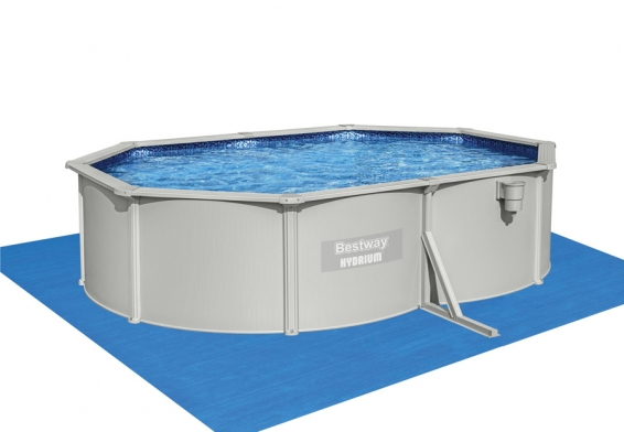 Каркасный бассейн 500 х 360 х 120 см Hydrium Pool Bestway 56586, песочный фильтрующий насос, лестница, аксессуары
