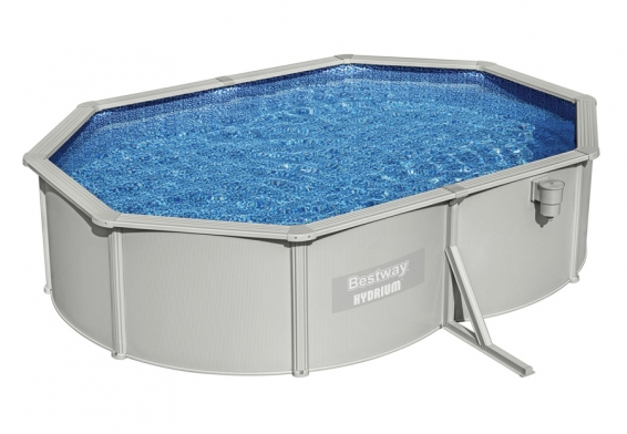 Каркасный бассейн 500 х 360 х 120 см Hydrium Pool Bestway 56586, песочный фильтрующий насос, лестница, аксессуары