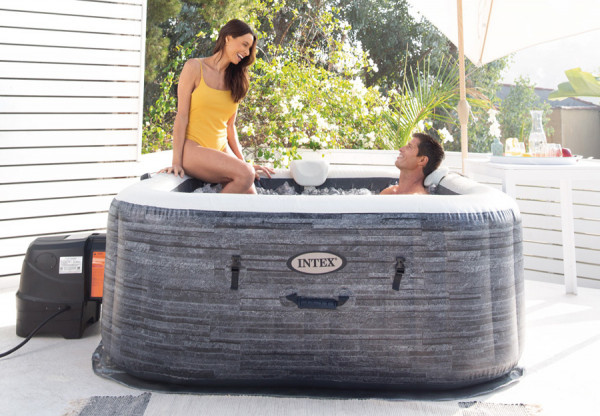    PureSpa Bubble Massage Greystone Deluxe Intex 28450