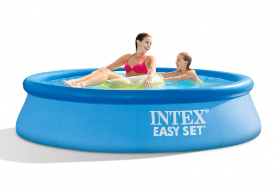 Надувной бассейн 244 х 61 см Easy Set Pool Intex 28108NP, фильтрующий насос