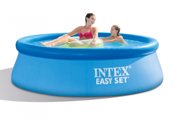 Надувной бассейн 244 х 76 см Easy Set Pool Intex 28112NP, фильтрующий насос