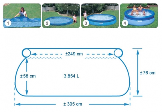   305  76  Easy Set Pool Intex 28120NP