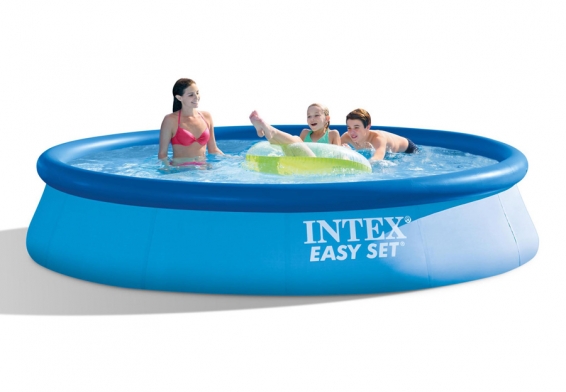 Надувной бассейн 396 х 84 см Easy Set Pool Intex 28142NP, фильтрующий насос