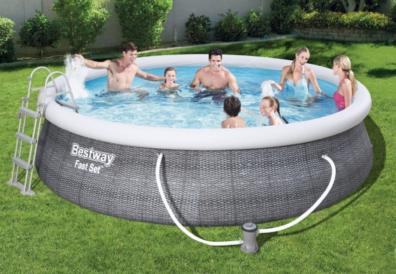   457  107  Fast Set Pool Bestway 57372,  , 