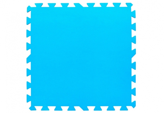 Подстилка Пазл из 9-ти секций Pool Floor Protektor Bestway 58220, цвет синий