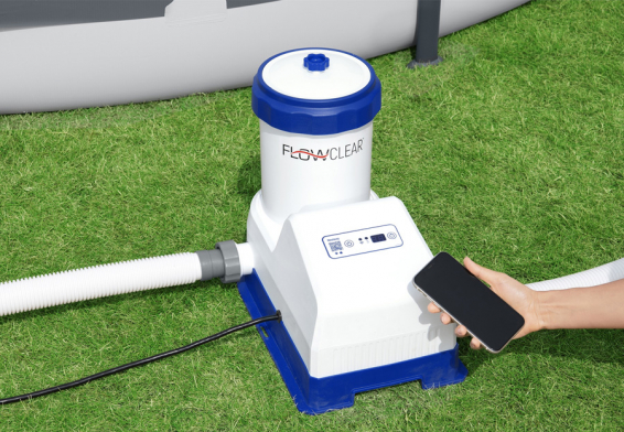 Фильтрующий насос Smart Touch Wi-Fi Filter Pump Bestway 58680, картриджный