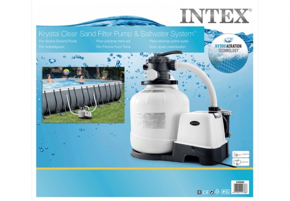       Kristal Clear Sand Filter Pump and Saltwater System QX2600 Intex 26680