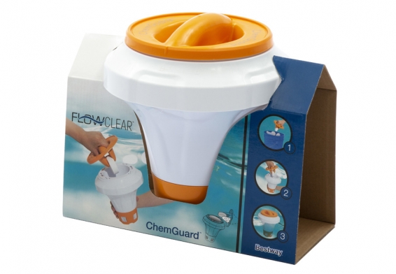      Chemical Floater With Chemguard Glove Bestway 58474, 