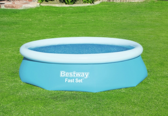 Обогревающий тент диаметром 210 см для круглых бассейнов Solar Pool Cover Bestway 58060