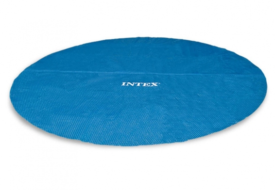 Обогревающий тент диаметром 206 см для круглых бассейнов Solar Cover Intex 28010