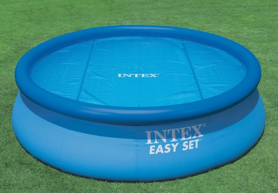 Обогревающий тент диаметром 206 см для круглых бассейнов Solar Cover Intex 28010