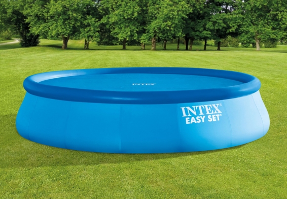 Обогревающий тент диаметром 470 см для круглых бассейнов Solar Cover Intex 28014