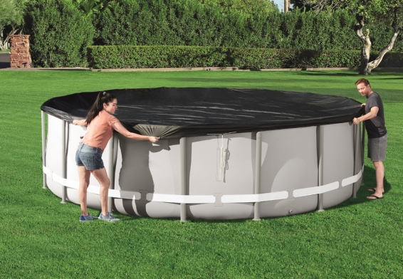 Тент диаметром 493 см для круглых бассейнов Pool Cover Bestway 58249