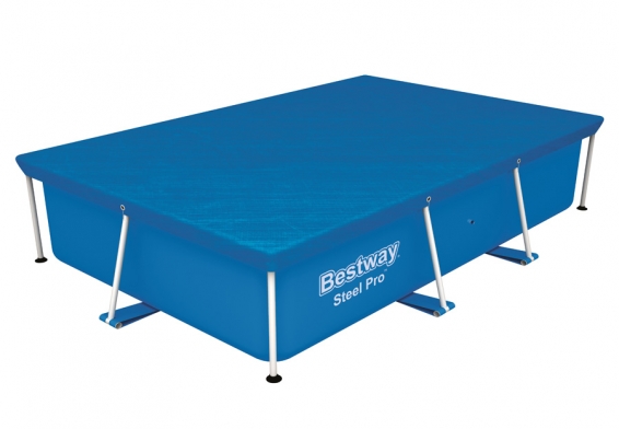Тент размером 264 х 174 см для прямоугольных каркасных бассейнов Pool Cover Bestway 58105
