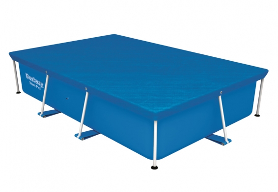 Тент размером 264 х 174 см для прямоугольных каркасных бассейнов Pool Cover Bestway 58105
