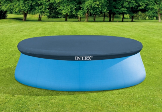 Тент для круглых надувных бассейнов диаметром 244 см Easy Set Pool Cover Intex 28020