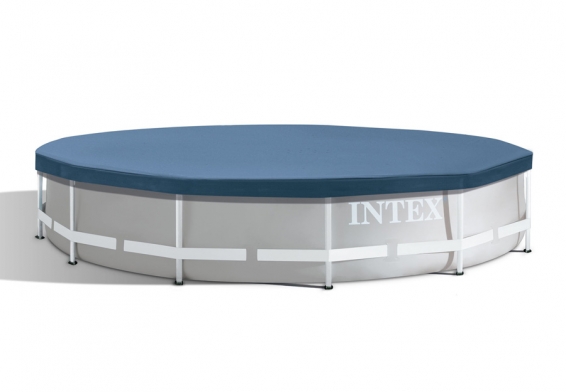 Тент для круглых каркасных бассейнов диаметром 366 см Round Pool Cover Intex 28031