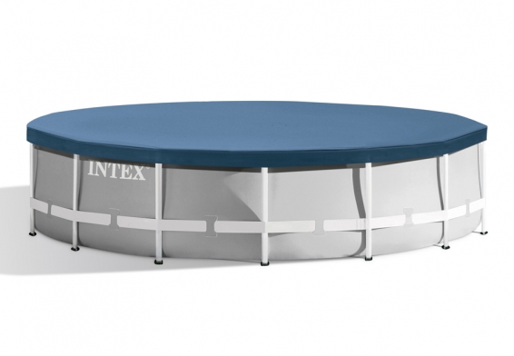 Тент для круглых каркасных бассейнов диаметром 427 см Round Pool Cover Intex 11054