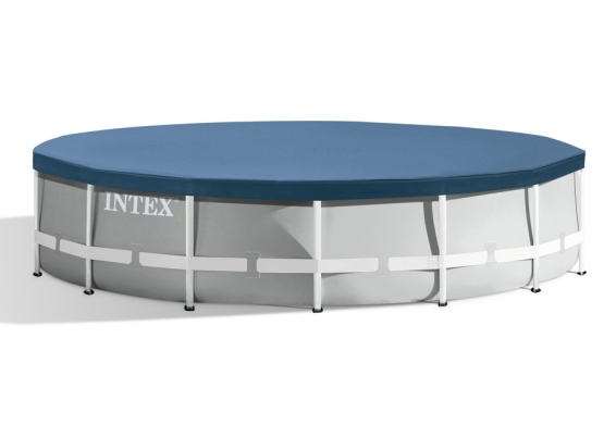 Тент для круглых каркасных бассейнов диаметром 457 см Round Pool Cover Intex 28032