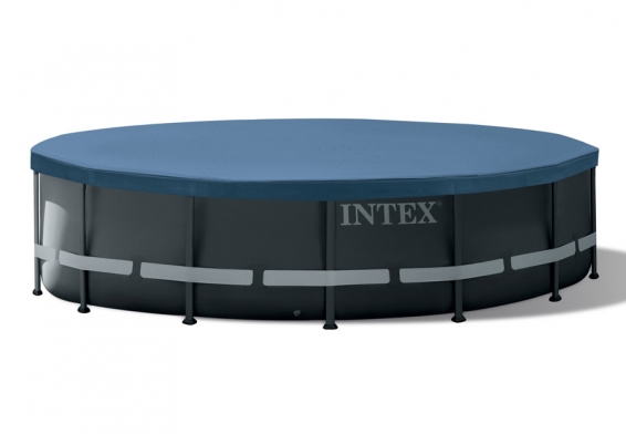 Тент для круглых каркасных бассейнов диаметром 488 см Round Pool Cover Intex 10754