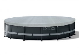 Тент для круглых каркасных бассейнов диаметром 488 см Deluxe Pool Cover Intex 28040
