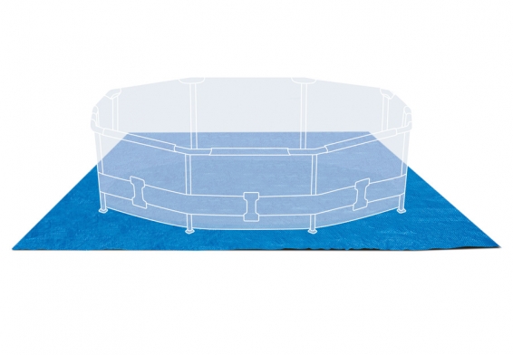 Подстилка 472 х 472 см для надувных и каркасных бассейнов Pool Ground Cloth Intex 28048